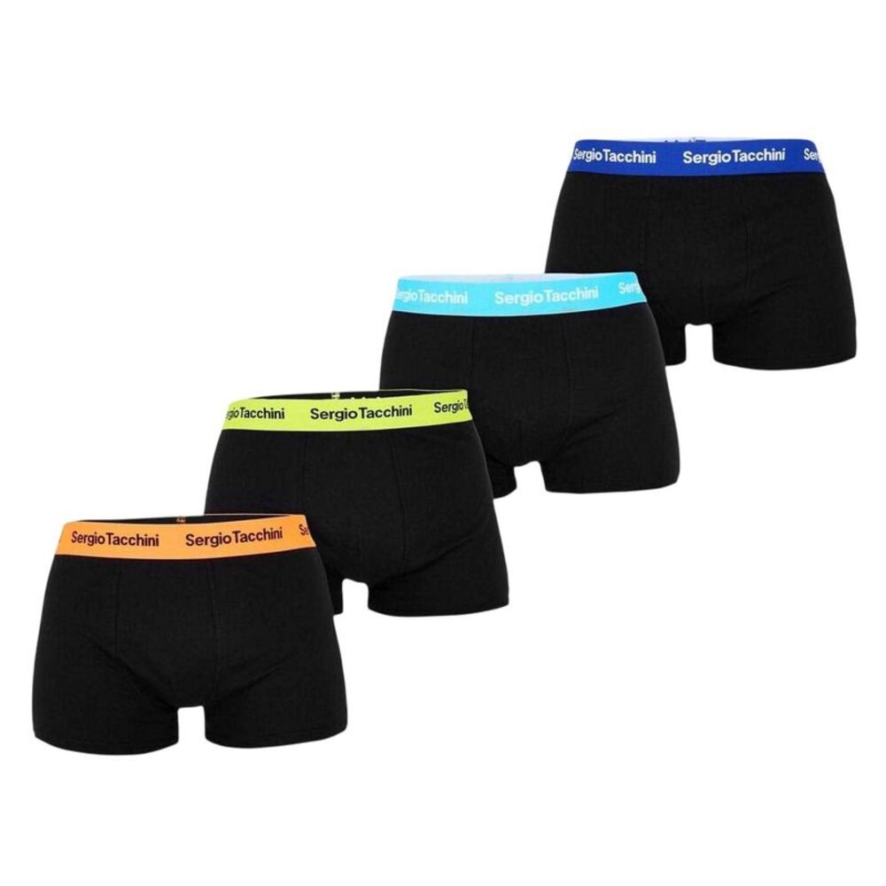 Sergio Tacchini Mens Boxer Shorts (Pack of 4) / Multicolored